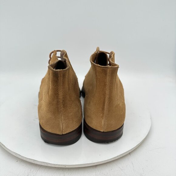 Crockett & Jones Hayle Men UK 7.5E US 8.5 Light Brown Suede Ankle Chukka Boot - Picture 6 of 13